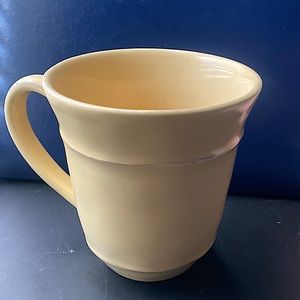 Yellow mug made in Portugal